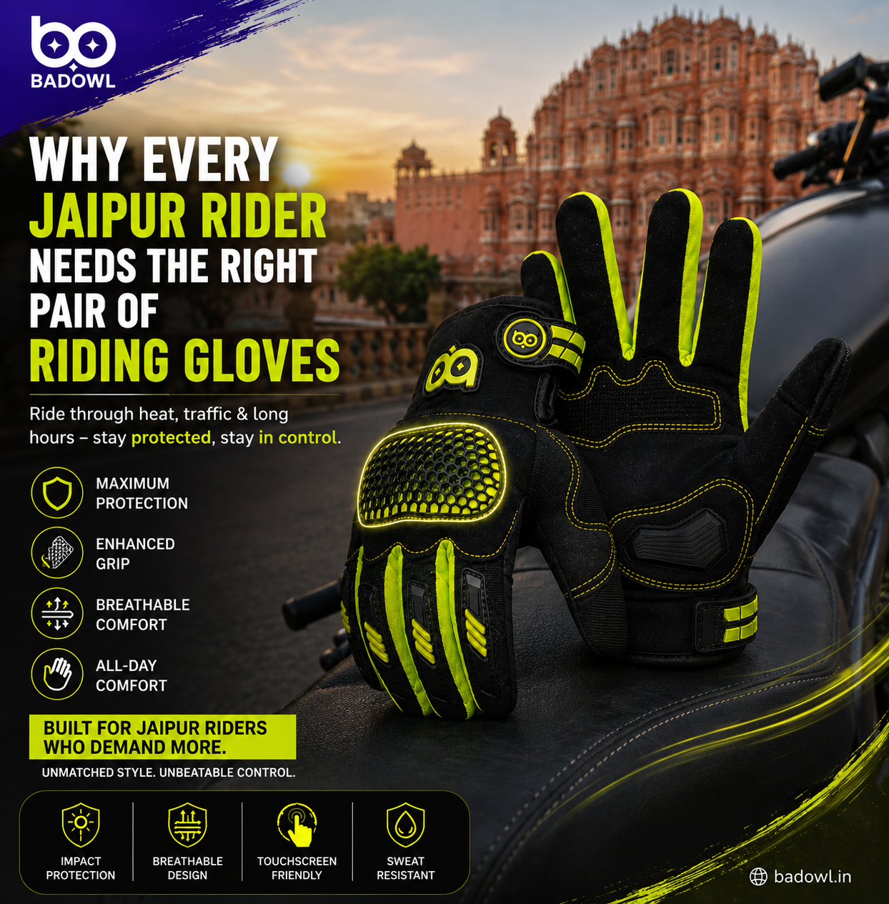 Why Every Jaipur Rider Needs the Right Pair of Riding Gloves