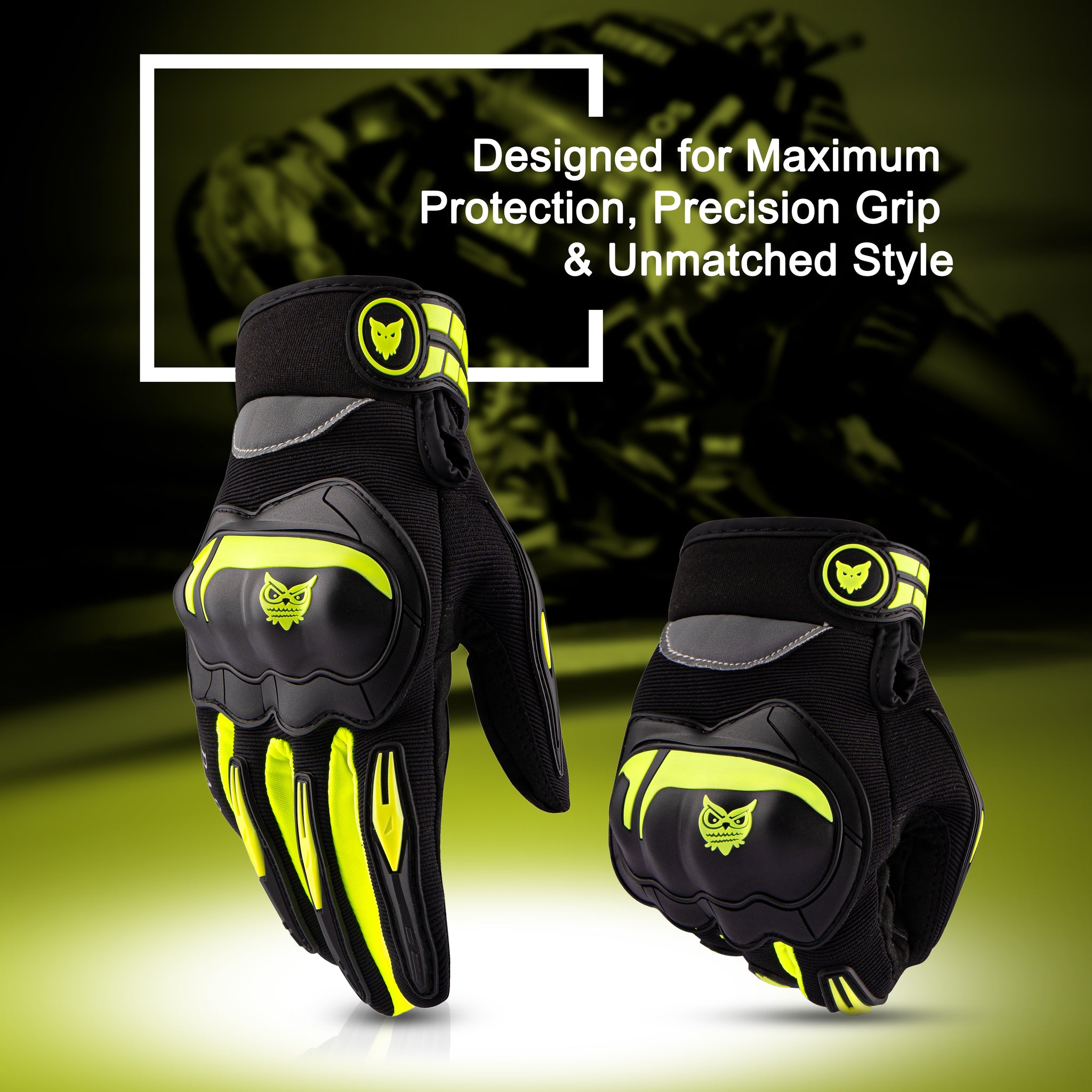 BADOWL RYDON Knuckle Protection Riding Gloves