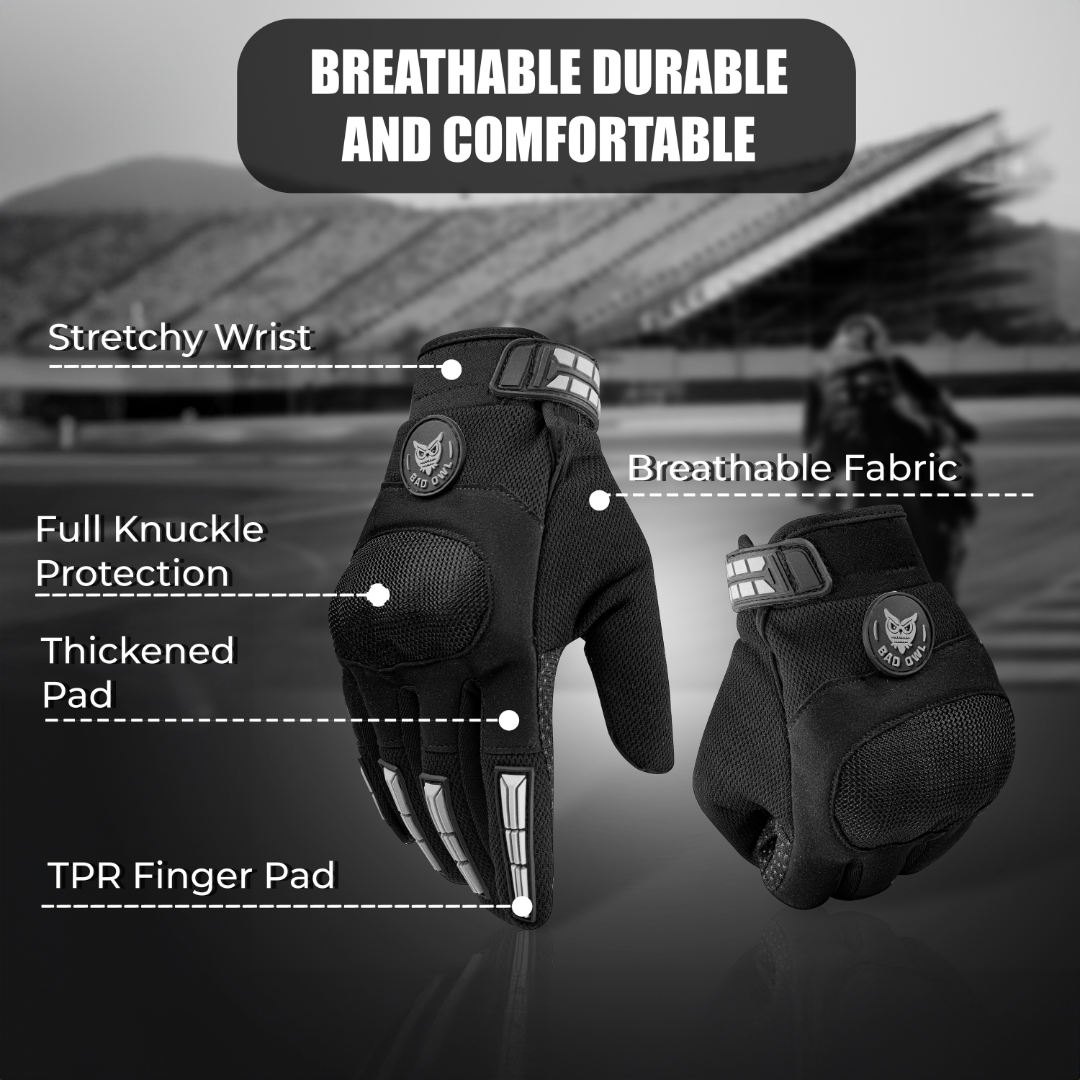 Wind Rider Full Finger Motorcycle Riding Gloves