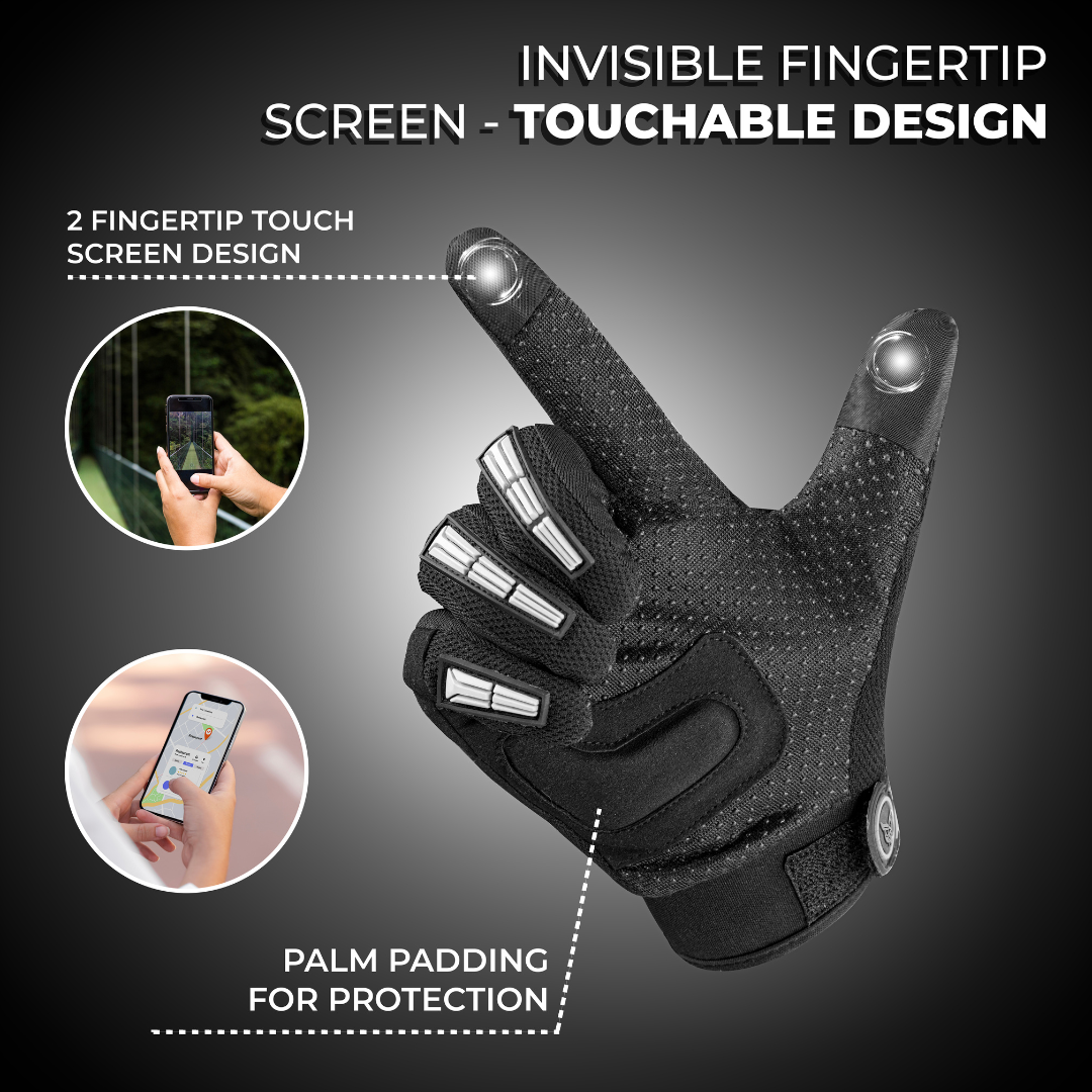 Wind Rider Full Finger Motorcycle Riding Gloves