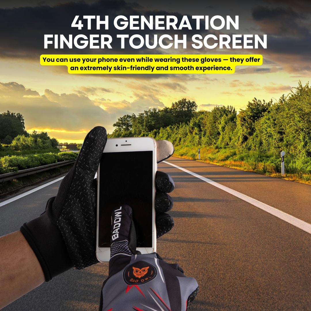 BADOWL Motoflex Bike Riding Gloves for Men and Women