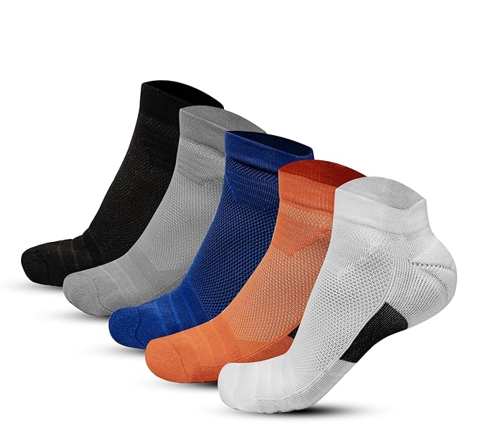 Endure Cushioned Crew Socks (Unisex) – Running, Gym, Badminton & Indoor Training Socks
