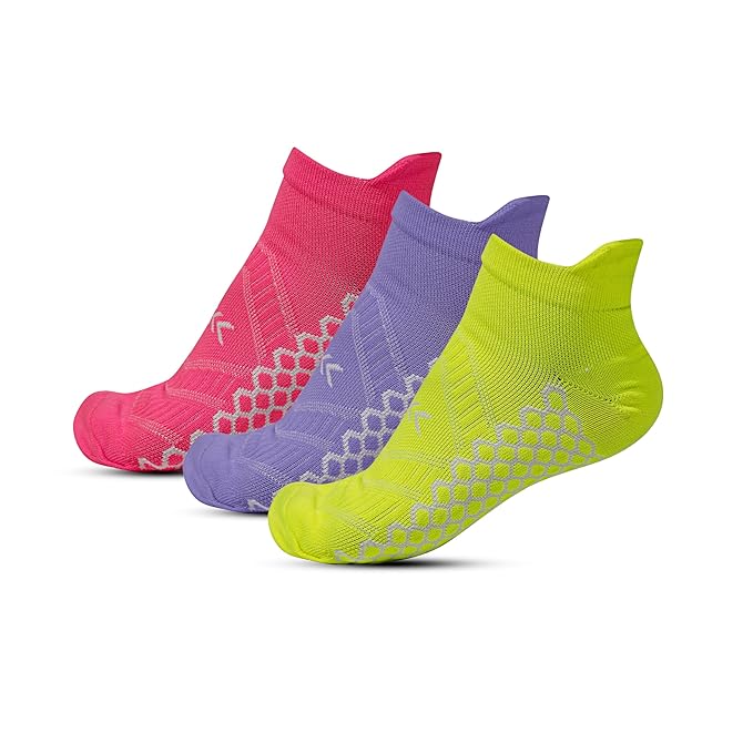 ALIGN Yoga Sports Socks – Anti-Skid Grip, Cushioned Cotton Comfort (Unisex)