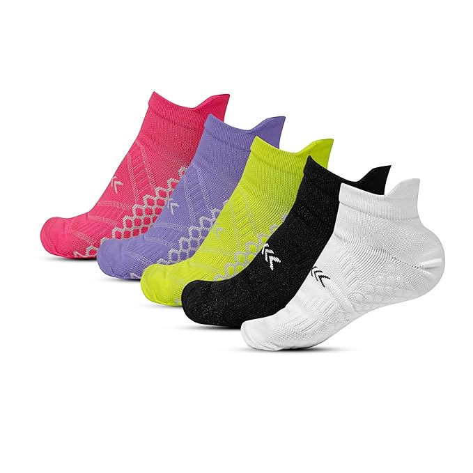 ALIGN Yoga Sports Socks – Anti-Skid Grip, Cushioned Cotton Comfort (Unisex)