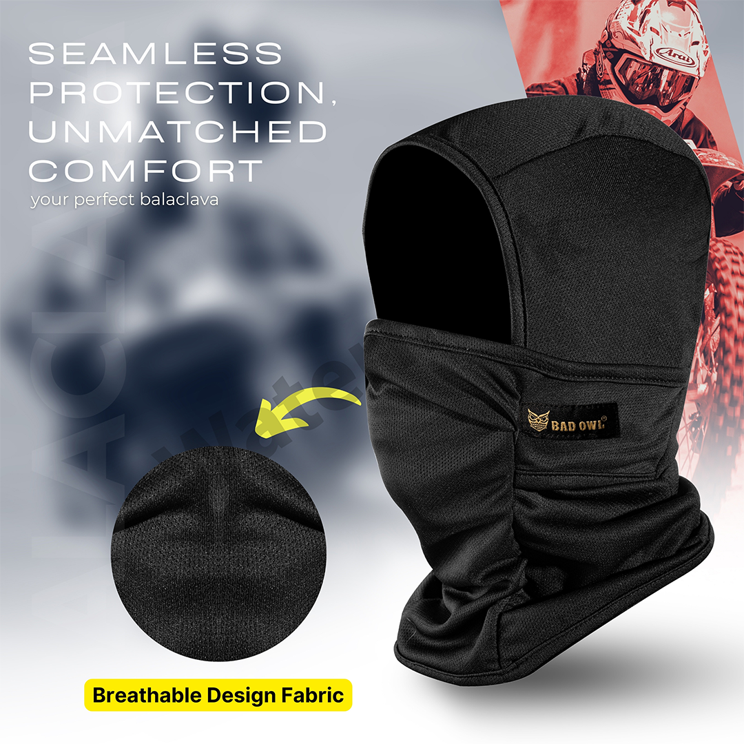 BADOWL Premium Full Face Balaclava for Men & Women.