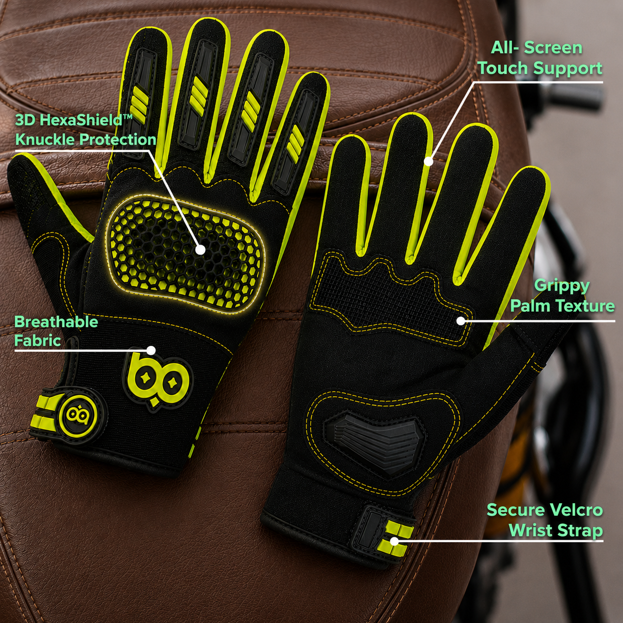 STRIKE FORCE Gloves | Professional-Grade Protection for Riders