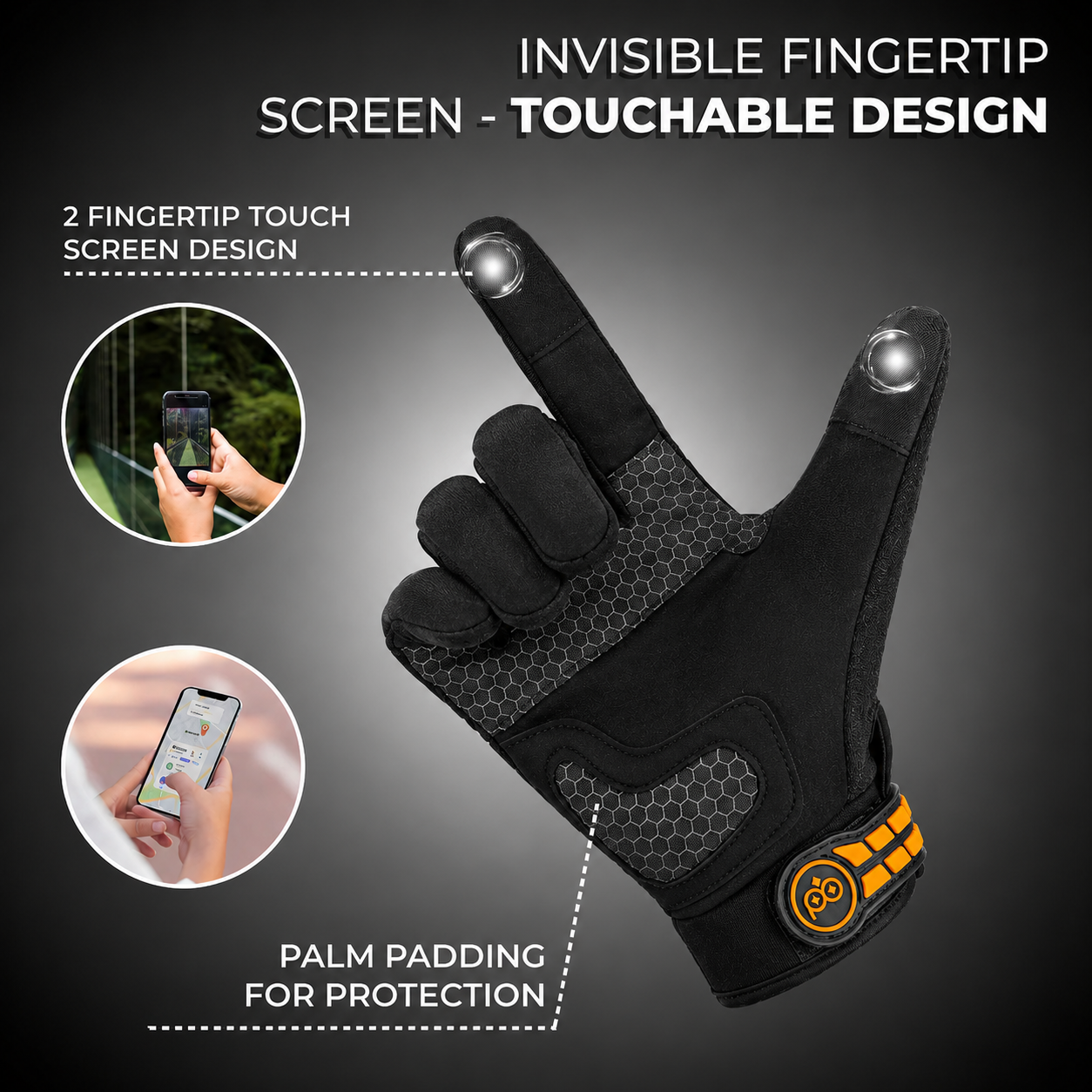Wind Rider Full Finger Motorcycle Riding Gloves