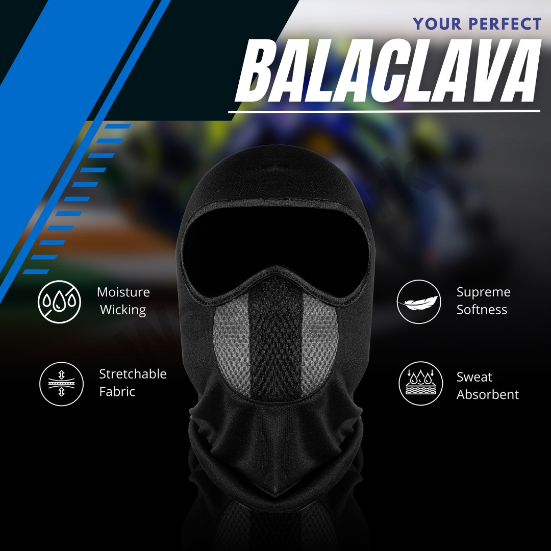 BADOWL Full Face Balaclava for Men & Women - UV Protection, Breathable & Stretchable Fabric, Lightweight & Comfortable, Perfect for Biking, Cycling & Outdoors
