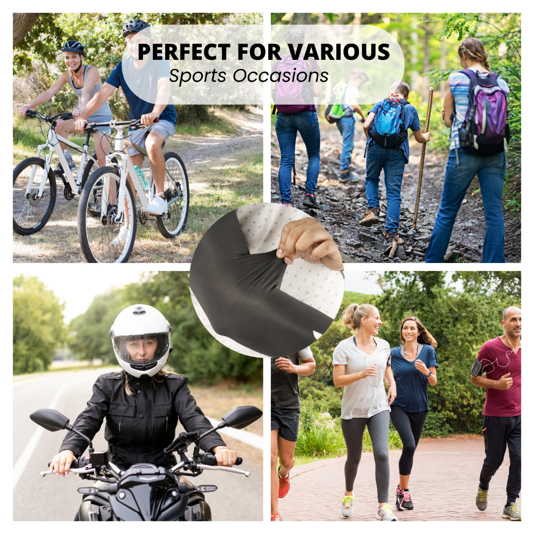 BADOWL Arm Sleeves for Men & Women|UV Protection Hand Sleeves