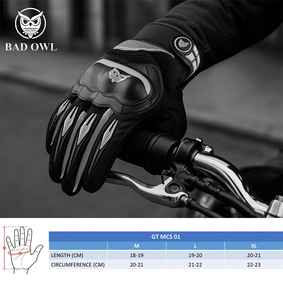 BADOWL RYDON Knuckle Protection Riding Gloves