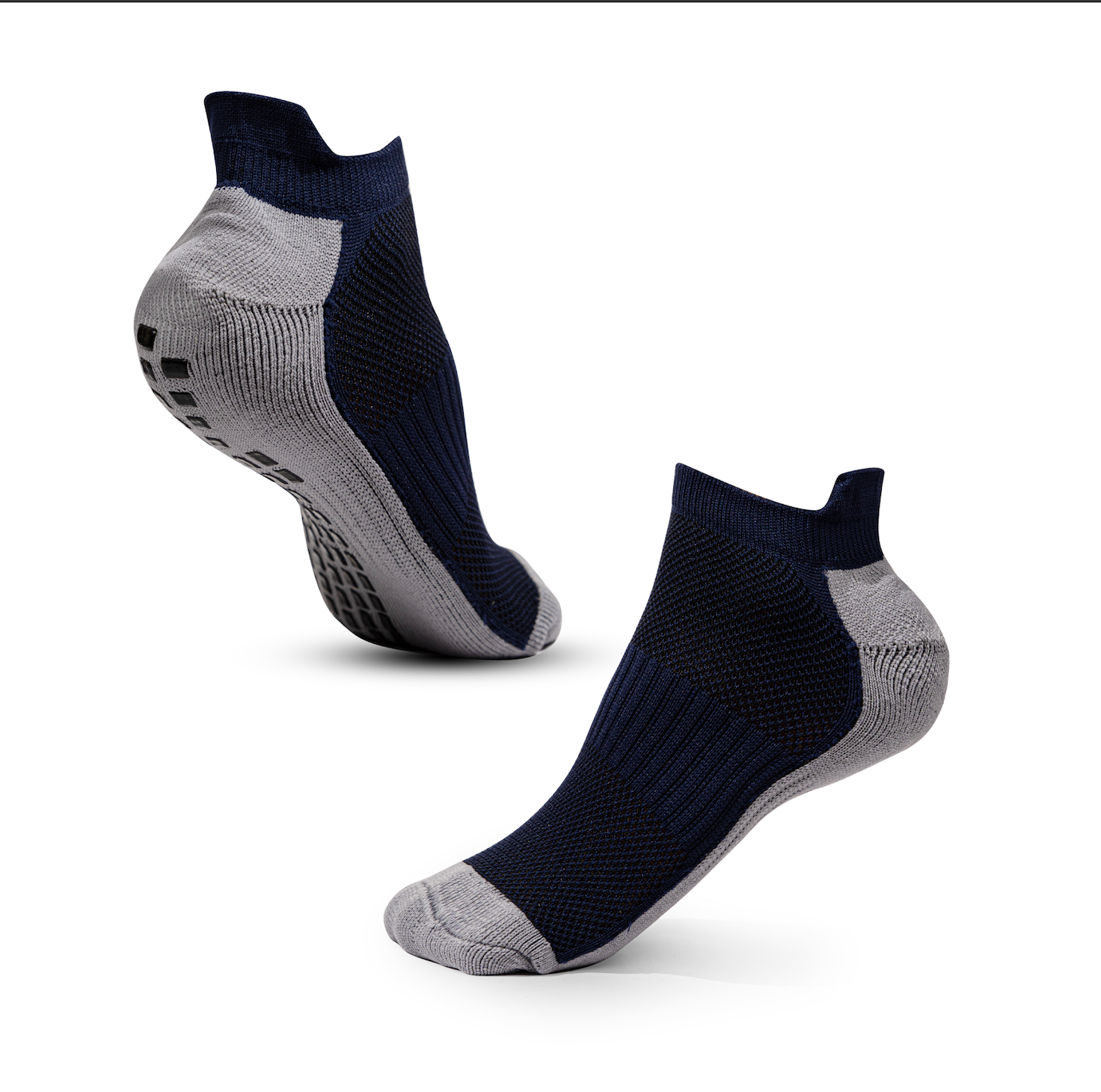 Gripflow Yoga Socks – Non Slip Anti Skid Grip, Cushioned Cotton Comfort (Unisex)