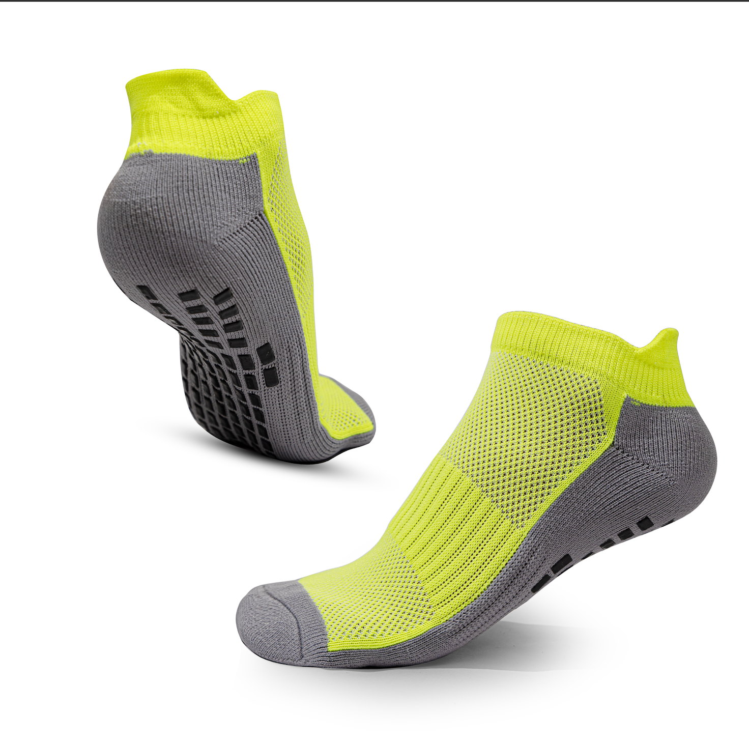 Gripflow Yoga Socks – Non Slip Anti Skid Grip, Cushioned Cotton Comfort (Unisex)