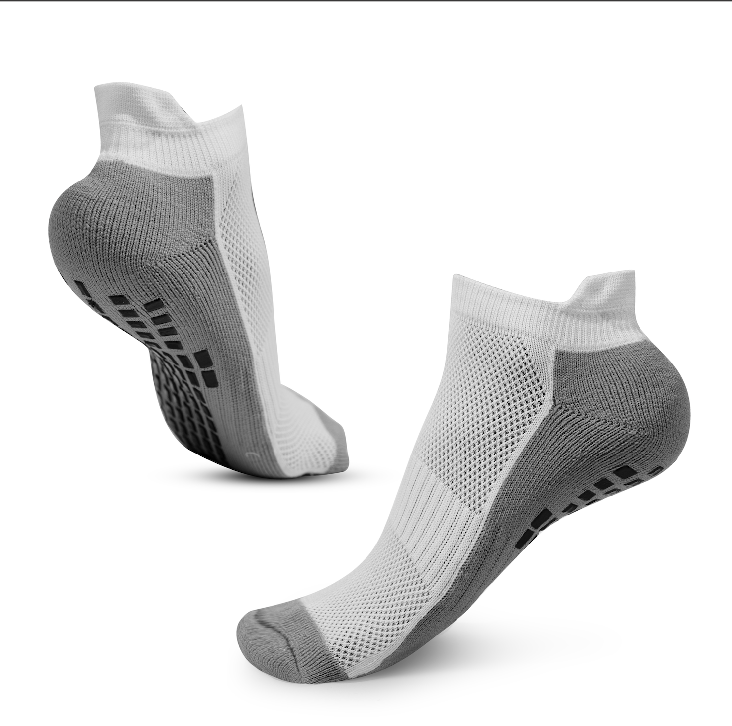 Gripflow Yoga Socks – Non Slip Anti Skid Grip, Cushioned Cotton Comfort (Unisex)