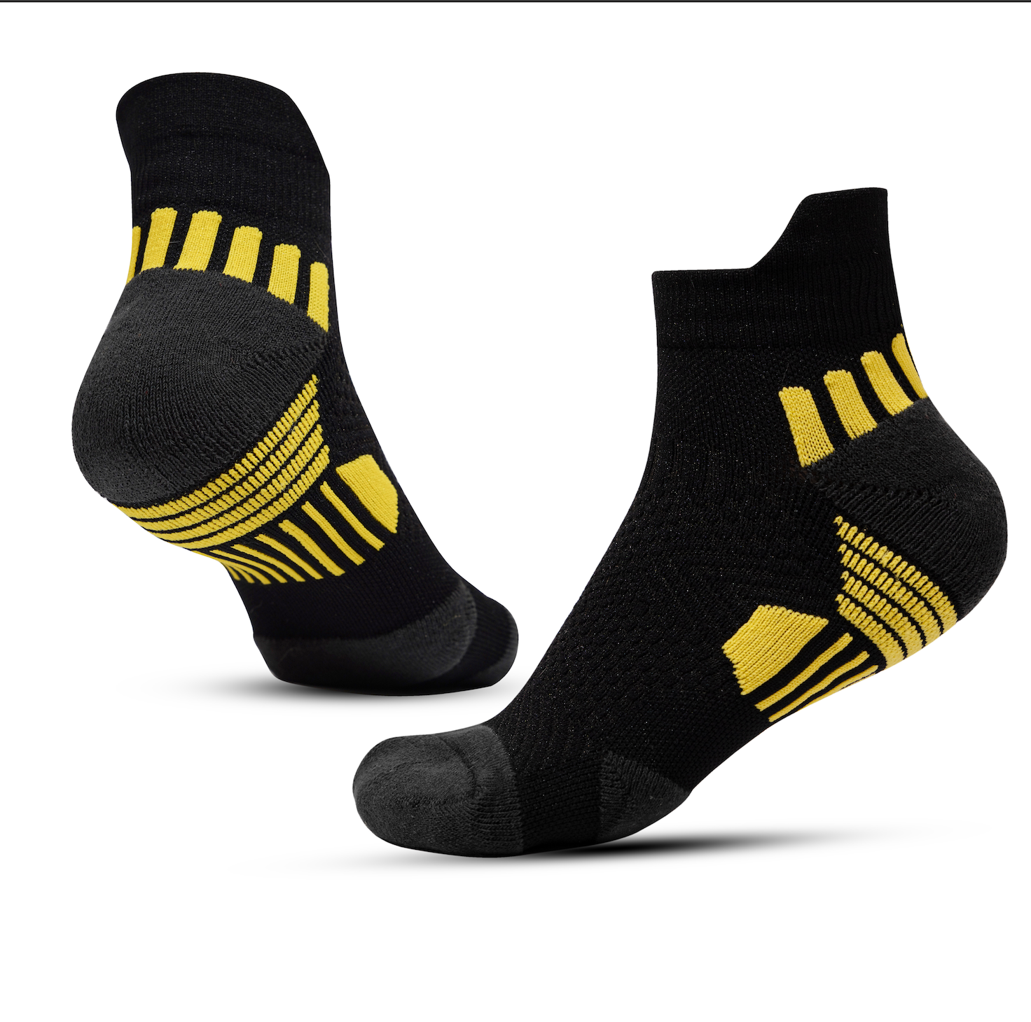 Powerstep Sports Socks – Cushioned Ankle Socks for Running, Gym & Training - Pack of 3 (Unisex)