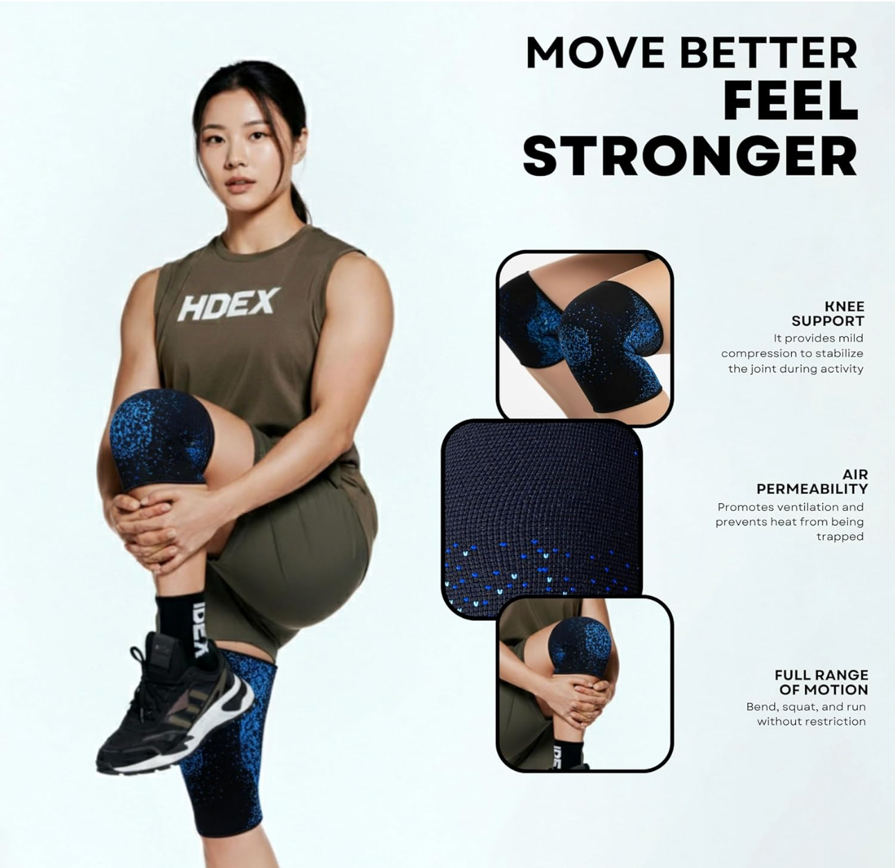 Orthon Knee Cap Support for Men & Women | Compression Knee Brace